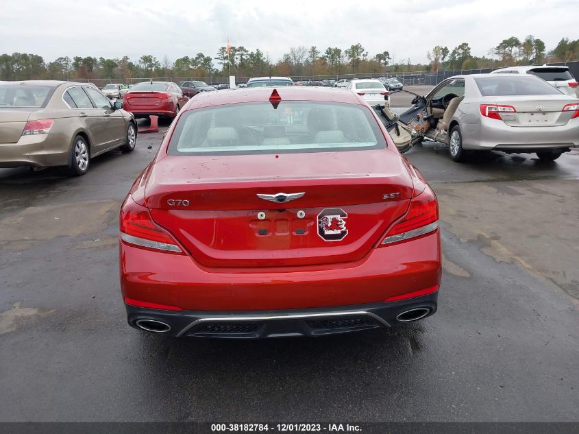 2020 Genesis G70 3.3T Rwd VIN: KMTG74LE1LU060957 Lot: 38182784