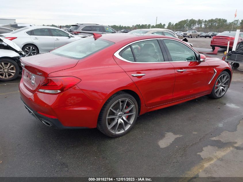 2020 Genesis G70 3.3T Rwd VIN: KMTG74LE1LU060957 Lot: 38182784