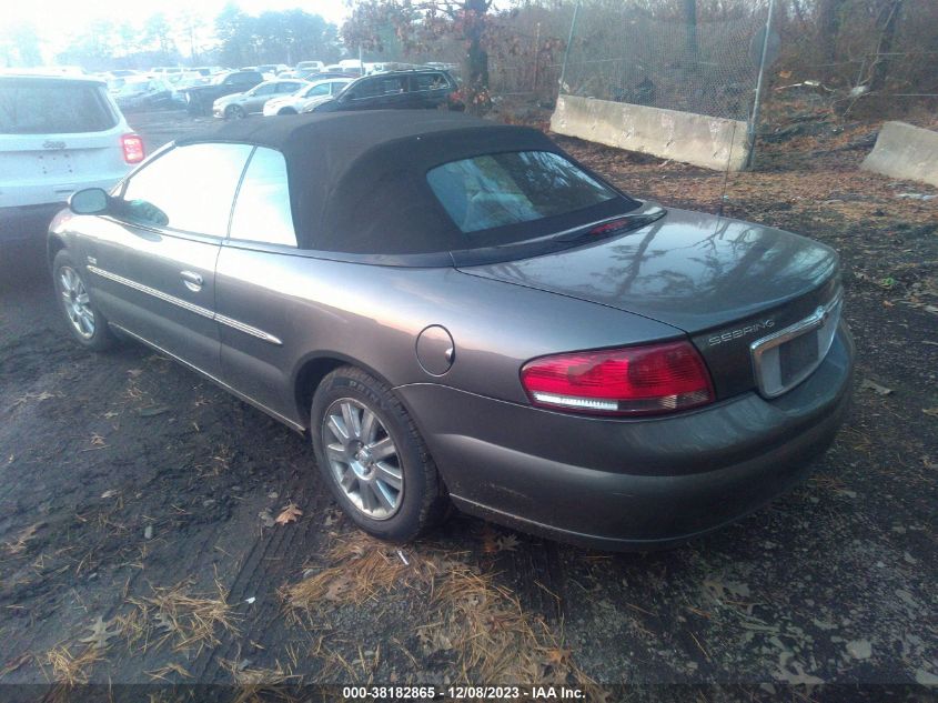 2005 Chrysler Sebring Touring VIN: 1C3EL55R35N552981 Lot: 38182865