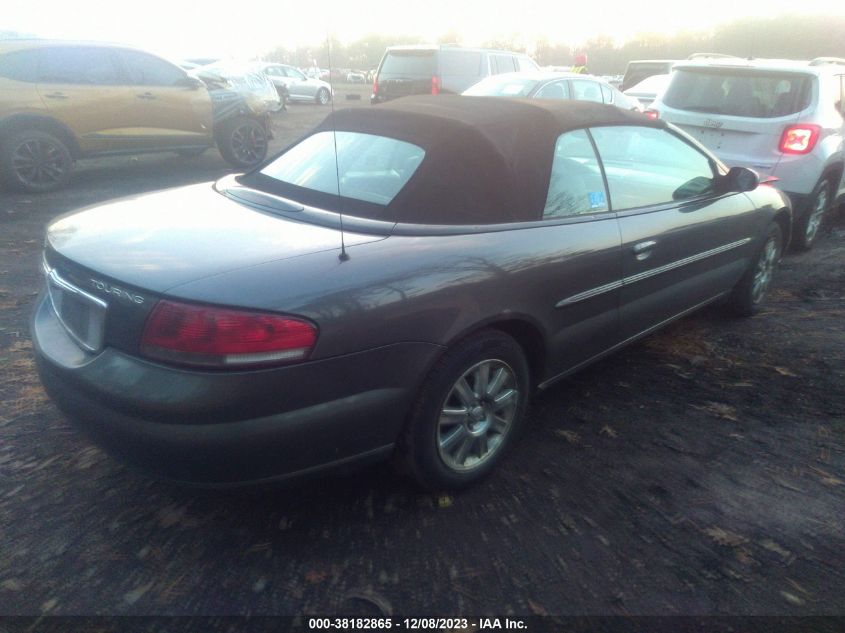 2005 Chrysler Sebring Touring VIN: 1C3EL55R35N552981 Lot: 38182865