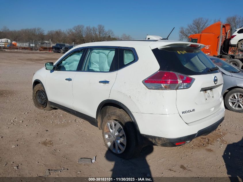 2015 Nissan Rogue S VIN: KNMAT2MT9FP566962 Lot: 38183101