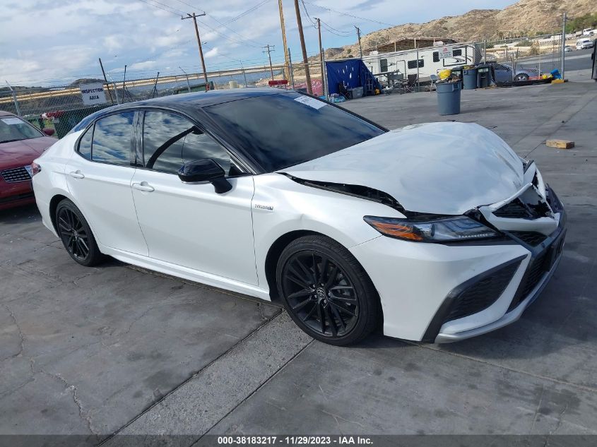 2021 Toyota Camry Xse Hybrid VIN: 4T1K31AK5MU029171 Lot: 38183217