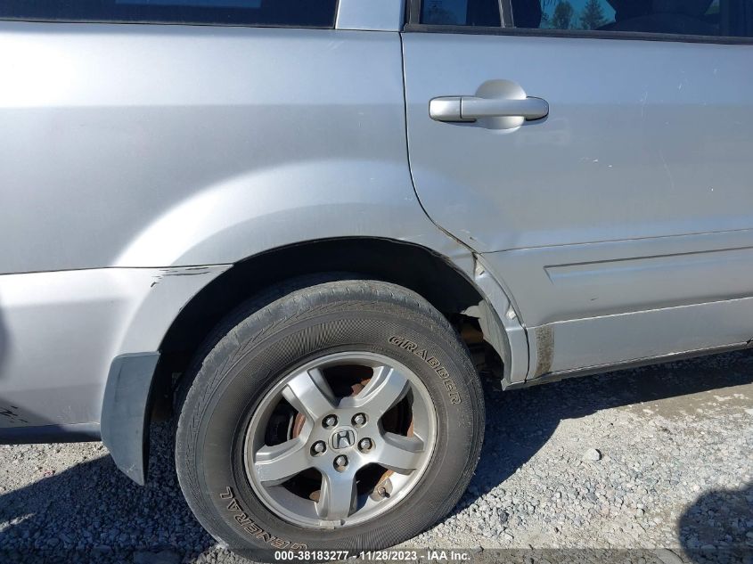 5FNYF28406B049584 2006 Honda Pilot Ex