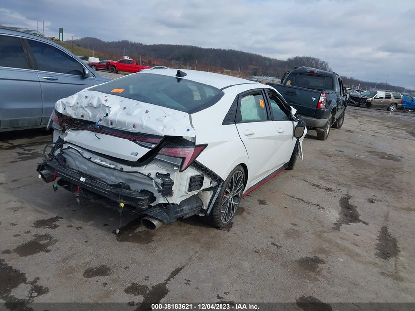 2022 Hyundai Elantra N Elantra N VIN: KMHLW4AK5NU007265 Lot: 38183621