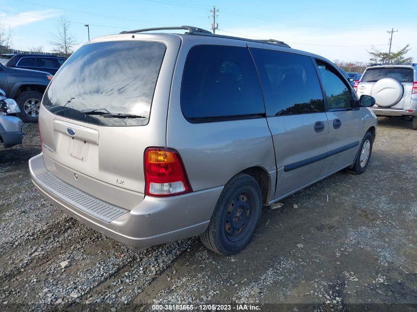 2002 Ford Windstar Lx W/120A/Lx W/130A VIN: 2FMZA51452BA62817 Lot: 38183665