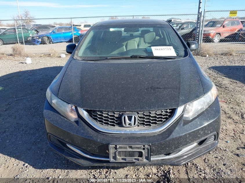 2013 Honda Civic Lx VIN: 19XFB2E57DE099398 Lot: 38183719