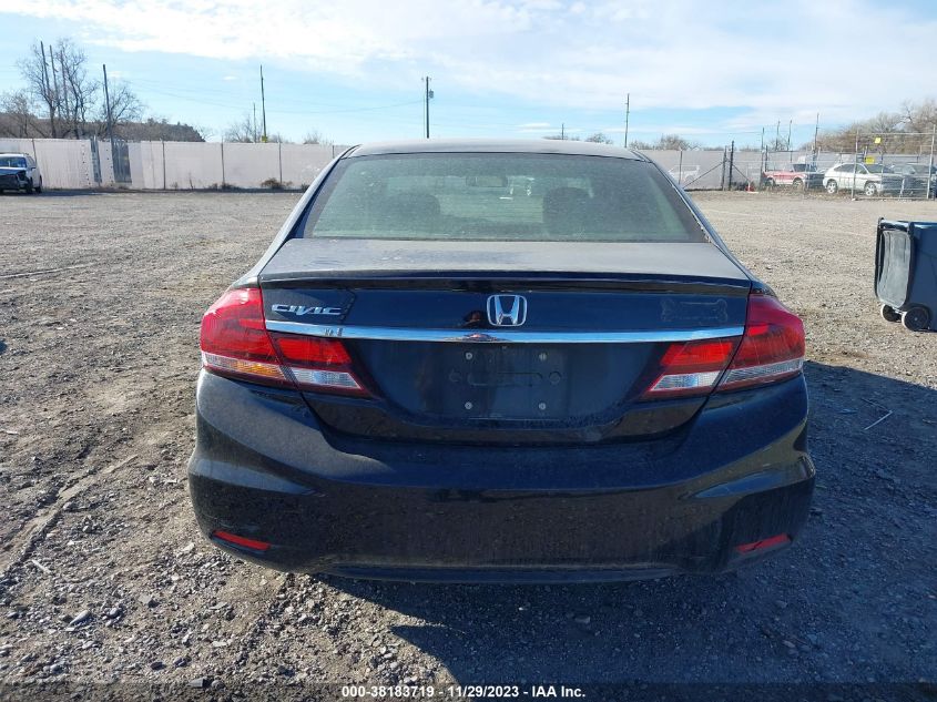 2013 Honda Civic Lx VIN: 19XFB2E57DE099398 Lot: 38183719