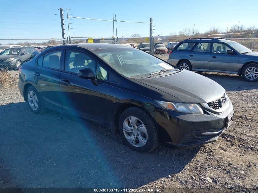 2013 Honda Civic Lx VIN: 19XFB2E57DE099398 Lot: 38183719