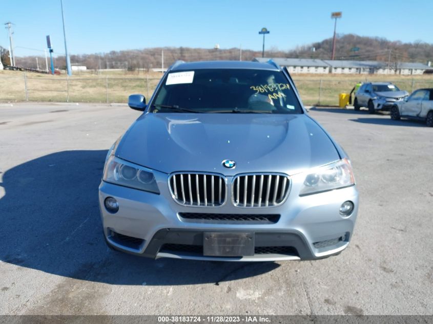 2012 BMW X3 xDrive35I VIN: 5UXWX7C53CL889223 Lot: 38183724