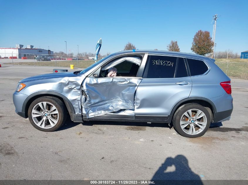 2012 BMW X3 xDrive35I VIN: 5UXWX7C53CL889223 Lot: 38183724