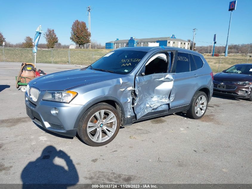 2012 BMW X3 xDrive35I VIN: 5UXWX7C53CL889223 Lot: 38183724