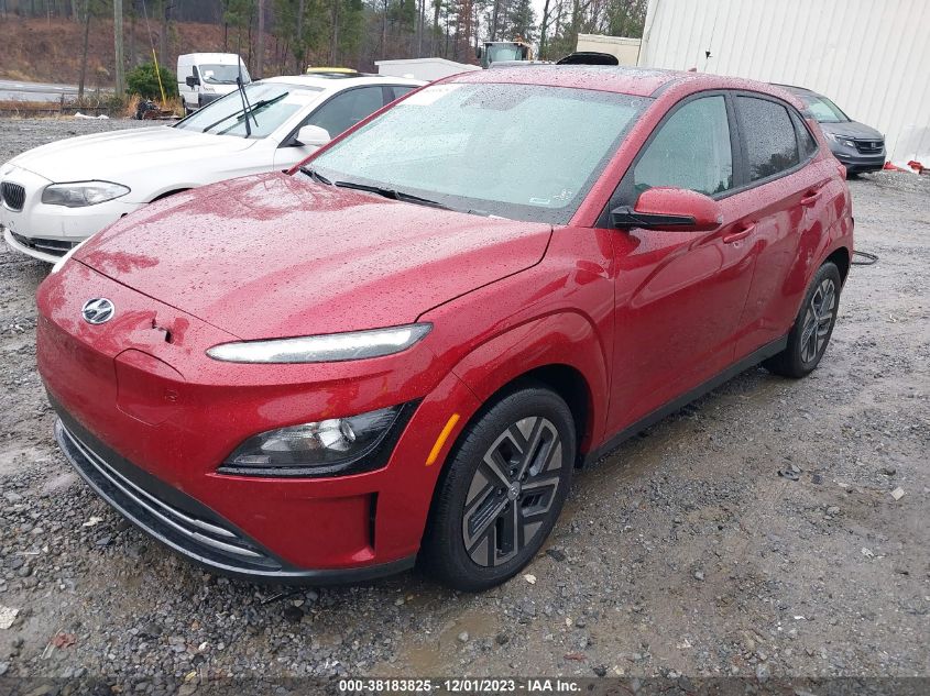 2023 Hyundai Kona Electric Sel VIN: KM8K33AG2PU191609 Lot: 38183825