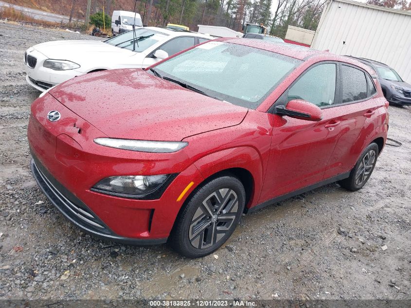 2023 Hyundai Kona Electric Sel VIN: KM8K33AG2PU191609 Lot: 38183825