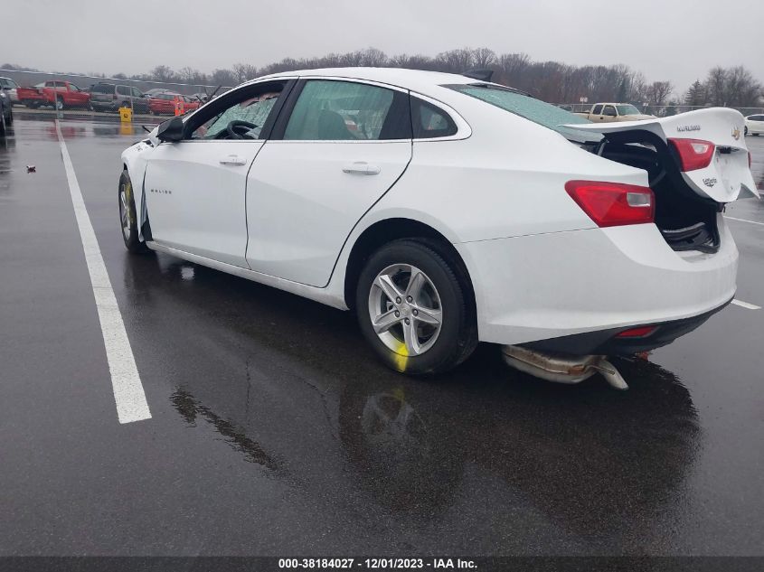 2023 Chevrolet Malibu Fwd Ls VIN: 1G1ZB5ST5PF116171 Lot: 38184027