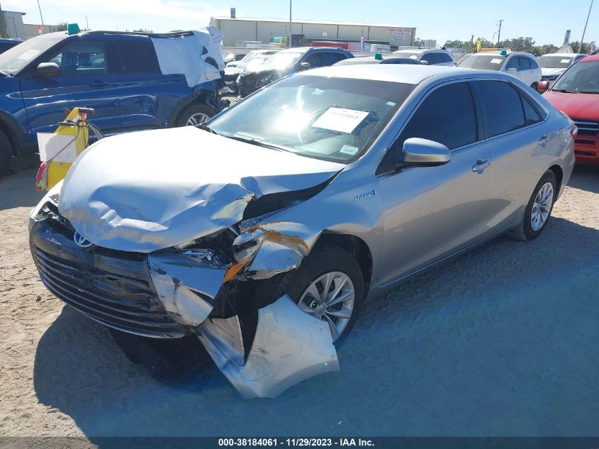 2016 Toyota Camry Hybrid Le VIN: 4T1BD1FK6GU198111 Lot: 38184061