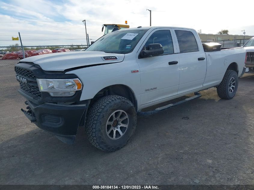 2022 Ram 2500 Tradesman 4X4 8' Box VIN: 3C6UR5HJ1NG308077 Lot: 38184134