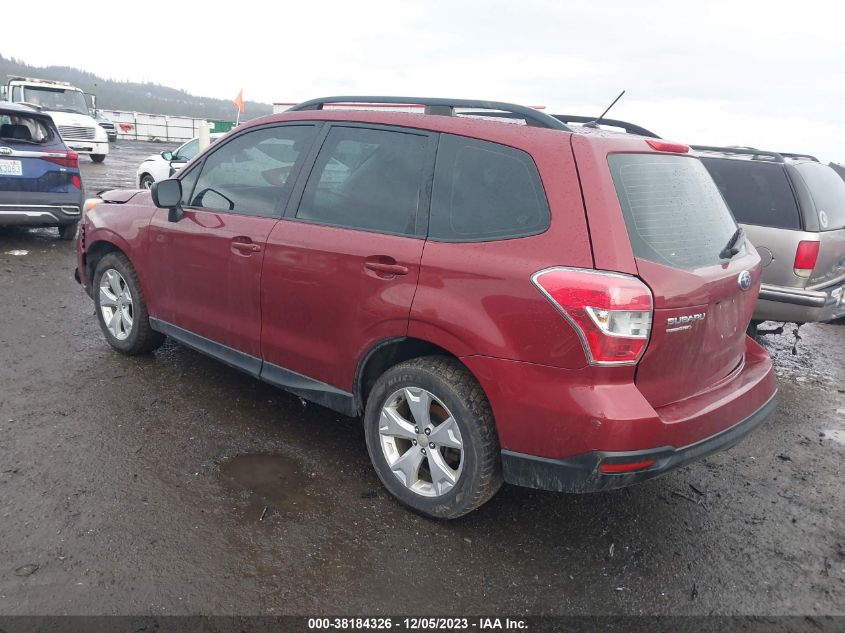 2015 Subaru Forester 2.5I VIN: JF2SJABC8FH425433 Lot: 38184326