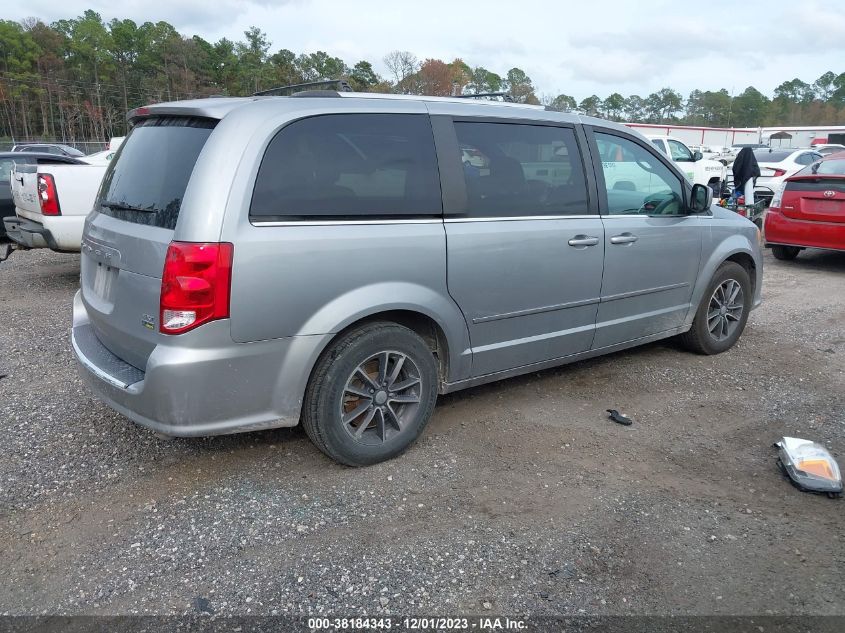 2017 Dodge Grand Caravan Sxt VIN: 2C4RDGCGXHR814235 Lot: 38184343