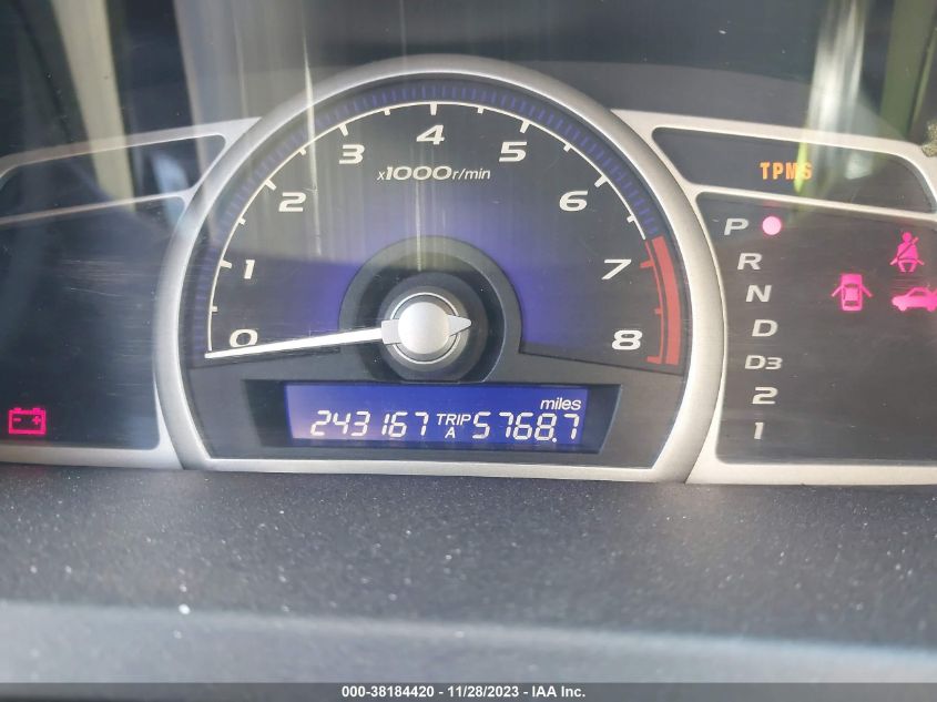 19XFA16629E041484 2009 Honda Civic Lx-S