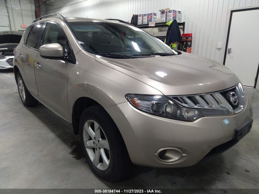 JN8AZ18W99W114201 2009 Nissan Murano S