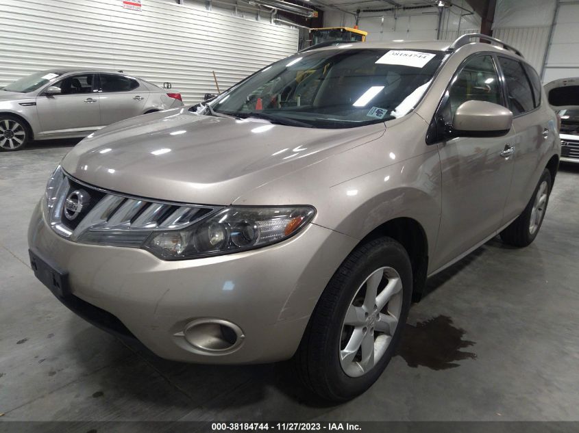 JN8AZ18W99W114201 2009 Nissan Murano S