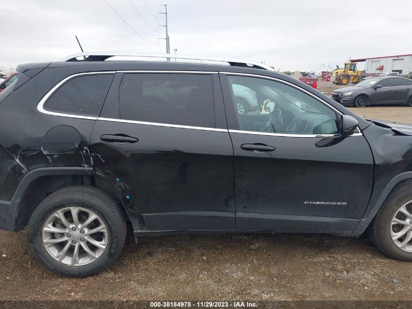 2019 Jeep Cherokee Latitude Fwd VIN: 1C4PJLCB2KD325626 Lot: 38184978