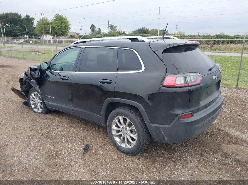 2019 Jeep Cherokee Latitude Fwd VIN: 1C4PJLCB2KD325626 Lot: 38184978