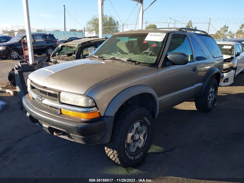 2000 Chevrolet Blazer Ls VIN: 1GNCT18WXYK239887 Lot: 38185017