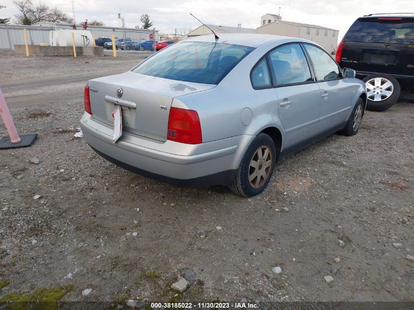 1999 Volkswagen Passat Glx VIN: WVWPD63B9XE499994 Lot: 38185022