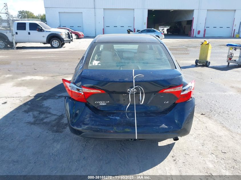 2017 Toyota Corolla Le VIN: 5YFBURHE0HP683501 Lot: 38185272