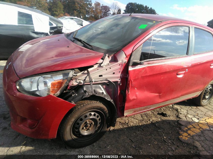 2014 Mitsubishi Mirage De VIN: ML32A3HJ4EH022972 Lot: 38185661