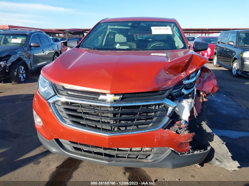 2020 Chevrolet Equinox Fwd Ls VIN: 2GNAXHEV5L6266653 Lot: 38185760