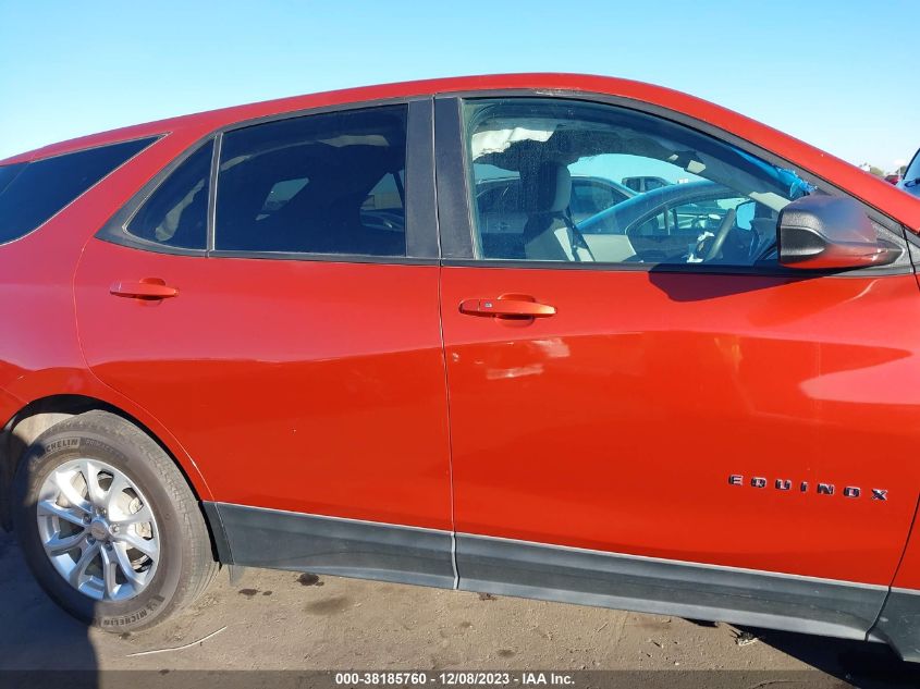 2020 Chevrolet Equinox Fwd Ls VIN: 2GNAXHEV5L6266653 Lot: 38185760