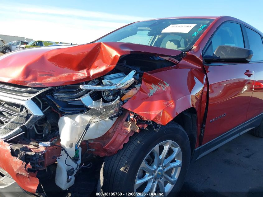 2020 Chevrolet Equinox Fwd Ls VIN: 2GNAXHEV5L6266653 Lot: 38185760