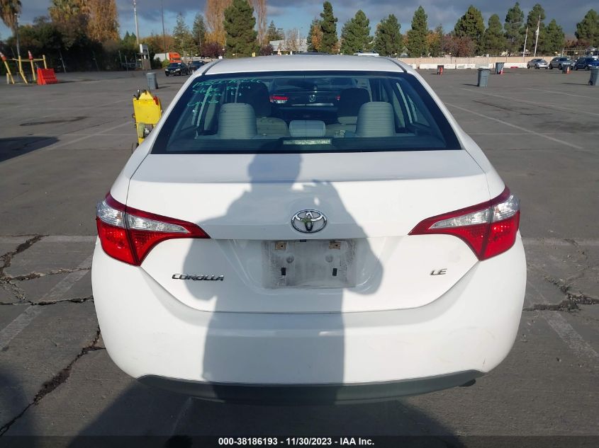 2014 Toyota Corolla Le VIN: 5YFBURHE9EP094409 Lot: 40261611