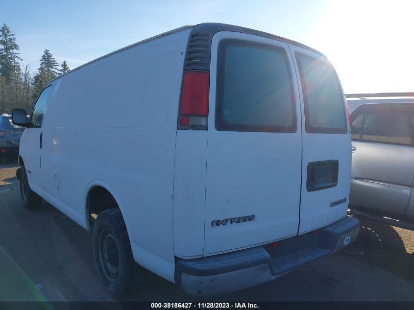 1999 Chevrolet Express VIN: 1GCGG25R3X1089905 Lot: 38186427