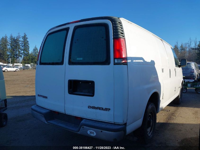 1999 Chevrolet Express VIN: 1GCGG25R3X1089905 Lot: 38186427