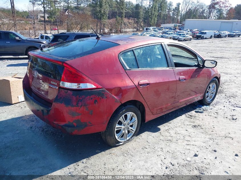 2010 Honda Insight Ex VIN: JHMZE2H73AS024559 Lot: 38186458