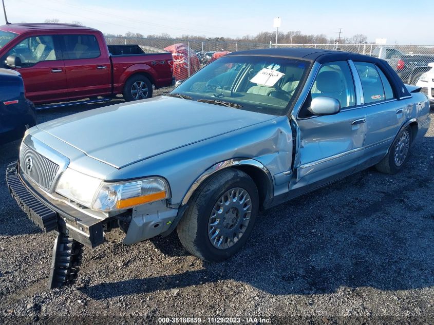 2004 Mercury Grand Marquis Gs VIN: 2MEFM74W74X628956 Lot: 38186859