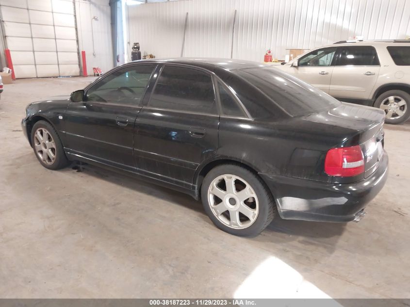 2001 Audi S4 2.7T (A5)/2.7T (M6) VIN: WAURD68D41A135710 Lot: 38187223