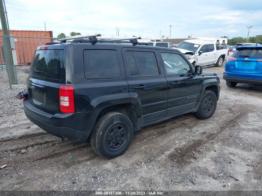 1C4NJRBB4GD686195 2016 Jeep Patriot Sport