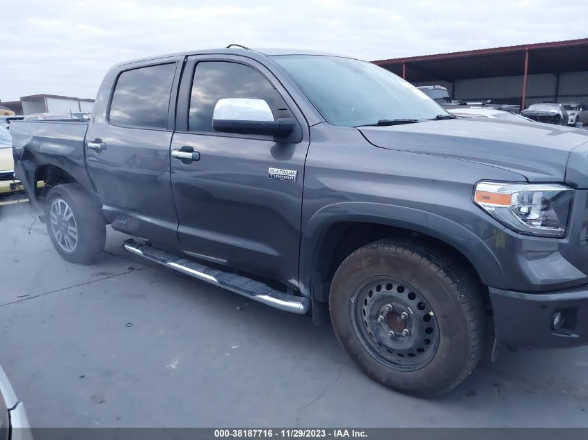 2020 Toyota Tundra Platinum VIN: 5TFGY5F10LX266456 Lot: 38187716