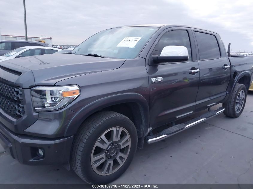 2020 Toyota Tundra Platinum VIN: 5TFGY5F10LX266456 Lot: 38187716