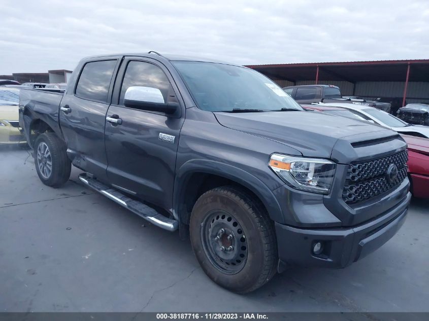 2020 Toyota Tundra Platinum VIN: 5TFGY5F10LX266456 Lot: 38187716