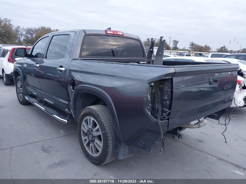 2020 Toyota Tundra Platinum VIN: 5TFGY5F10LX266456 Lot: 38187716