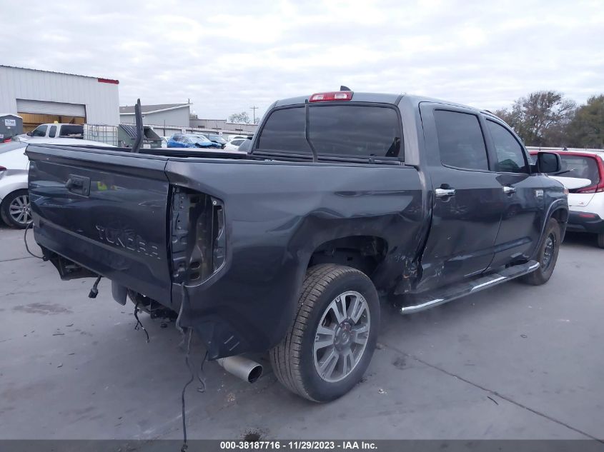 2020 Toyota Tundra Platinum VIN: 5TFGY5F10LX266456 Lot: 38187716