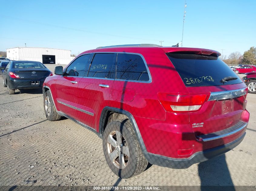 2011 Jeep Grand Cherokee Limited VIN: 1J4RR5GG5BC624918 Lot: 38187758