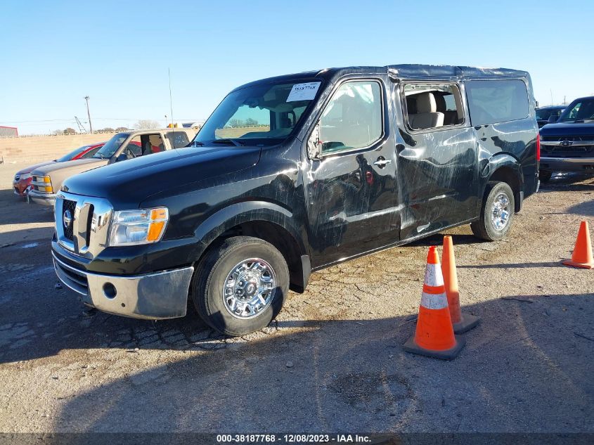 2021 Nissan Nv Passenger Nv3500 Hd Sl VIN: 5BZAF0AA4MN850104 Lot: 38187768