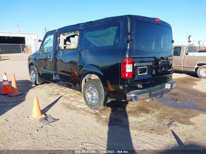 2021 Nissan Nv Passenger Nv3500 Hd Sl VIN: 5BZAF0AA4MN850104 Lot: 38187768