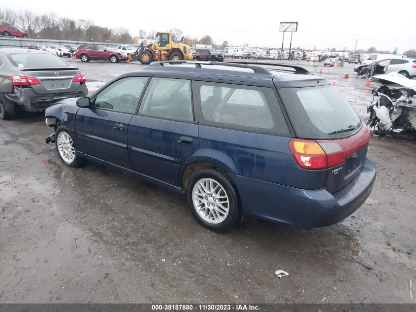 2003 Subaru Legacy Outback/L/L Special Edition VIN: 4S3BH635637308488 Lot: 38187880